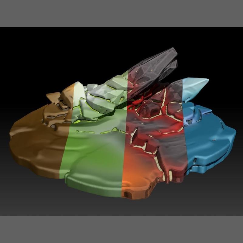 Pokemon Diorama Mountain