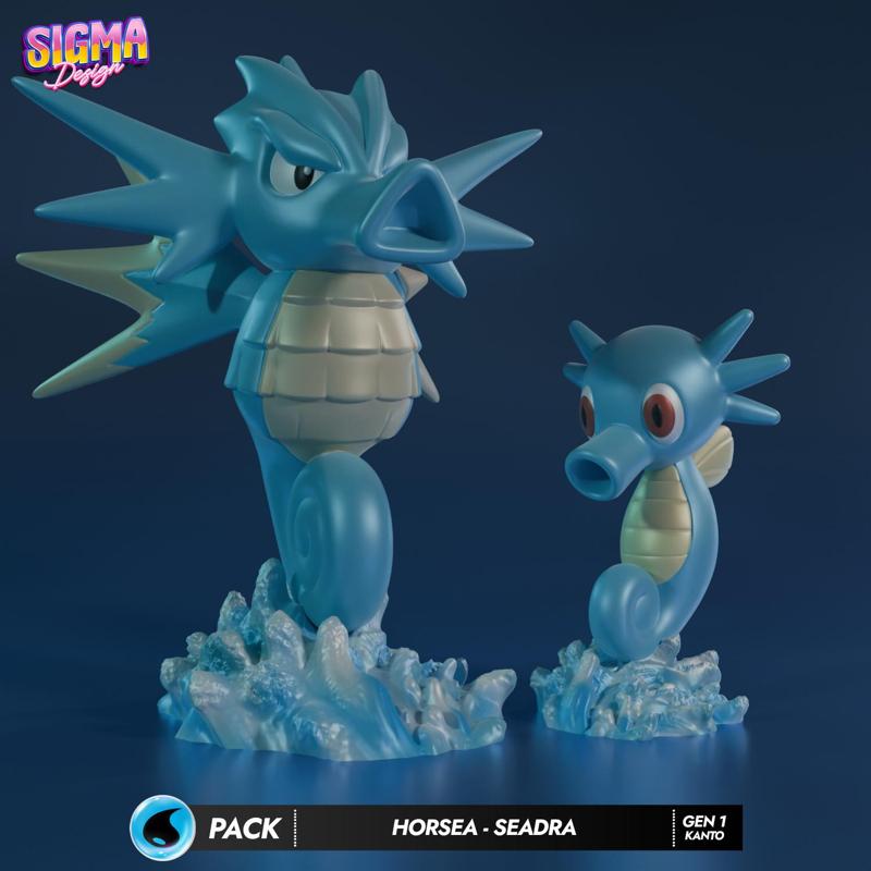 pack - horsea seadra