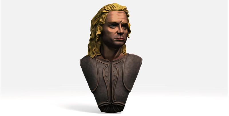 Achilles bust (Brad Pitt, Troy)