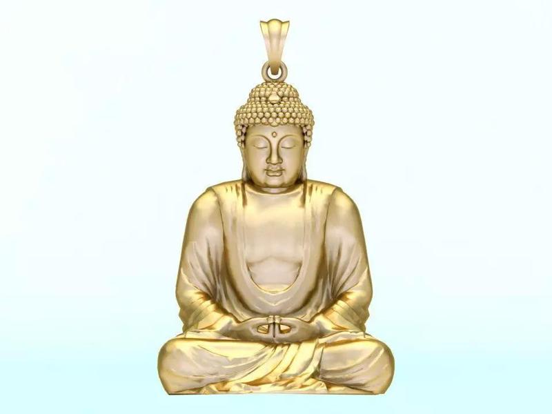 Amitabha Buddha Pendant - Adida Buddha pendant - Buddha pendant