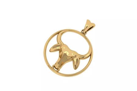 Buffalo Bulls Head Pendant