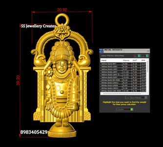 Balaji Pendant-21 Check Description