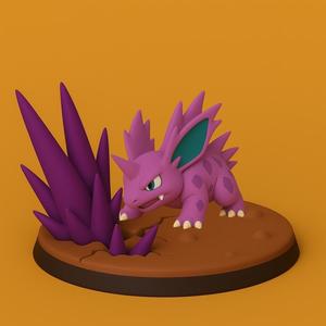 Pokemon battle style - Nidorino #033
