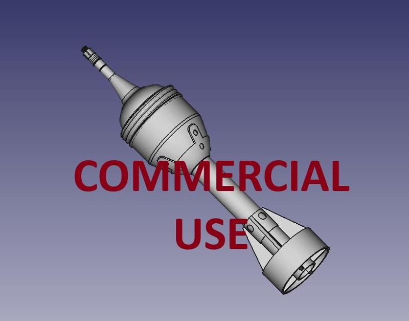 COMMERCIAL - BRITISH WW2 PIAT AT SHELL REPLICA 1:1 REENACTMENT MODEL