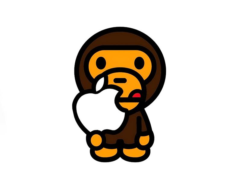 Bape Milo Apple toy