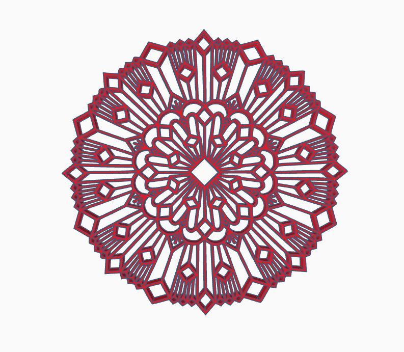 Mandala coaster soap dish wall art