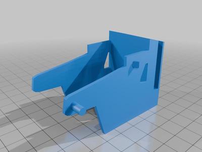 Ak rear trunnion with picatinny rail and sling mount
