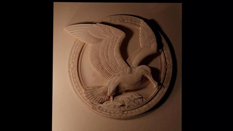 Albatross CNC 3d Print High Relief Sand Casting