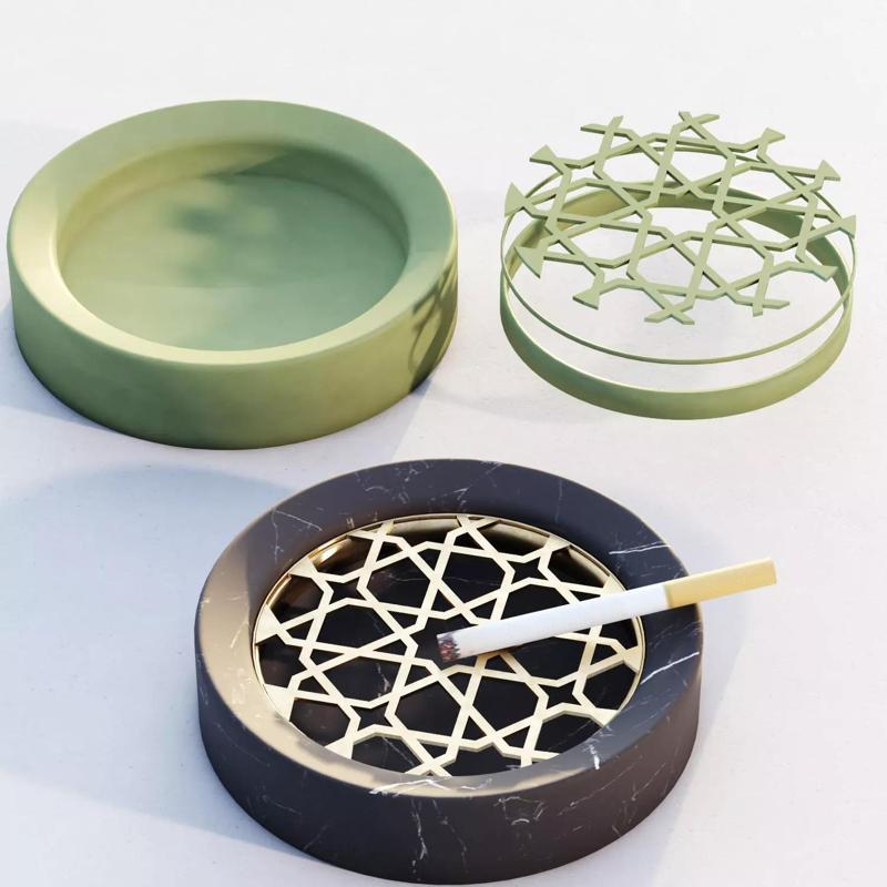 Zarif Ashtray Islamic Geometric Design