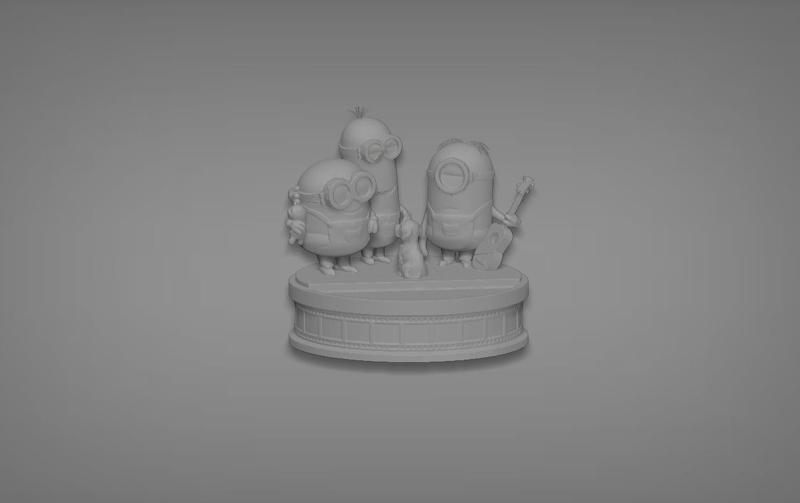 minions diorama