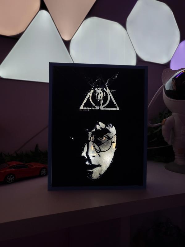 Lightbox Harry Potter lithophanie multi couleurs