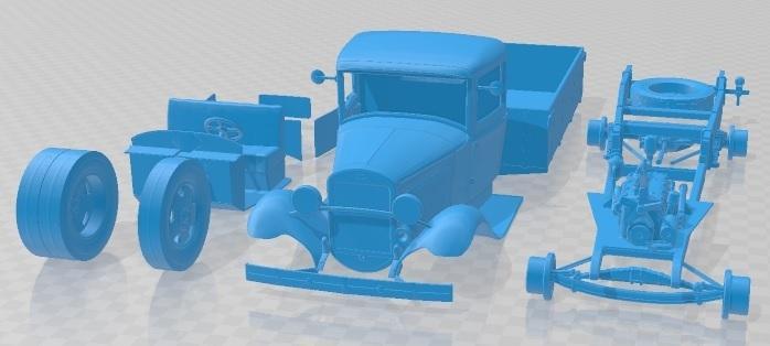 GAZ AA 1932 Printable Truck