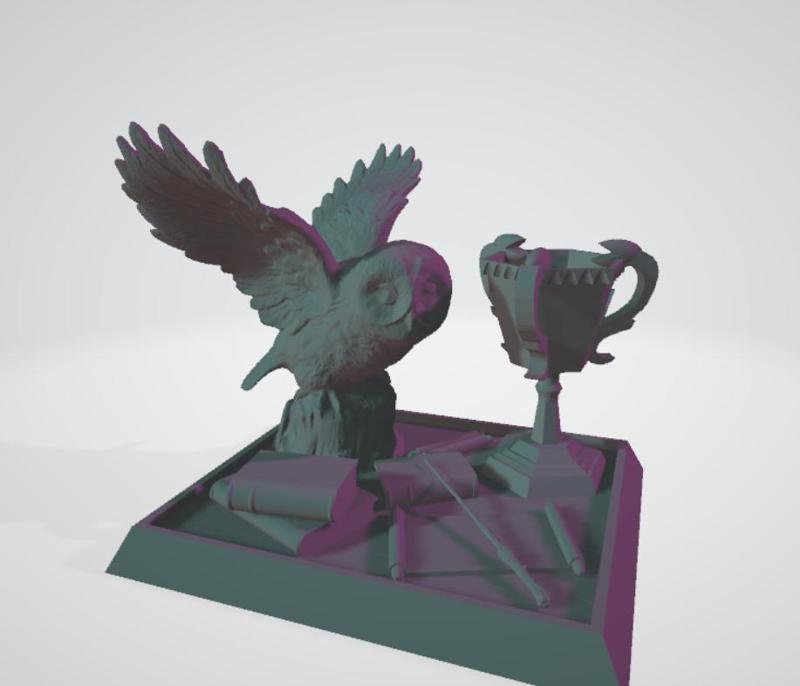 Hedwig Diorama Harry Potter