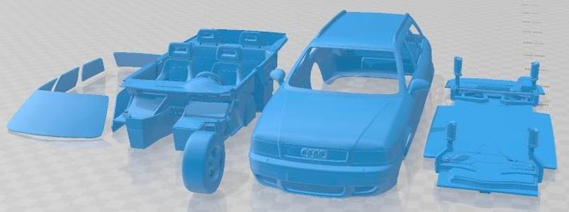Audi RS2 Quattro Avant 1995 Printable Car
