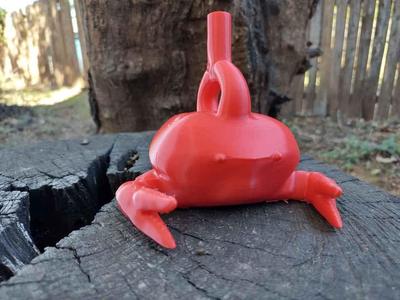 Replica of another Crab Effigy vessel
