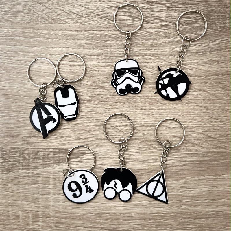 Pack 7 Keychains Classical movies