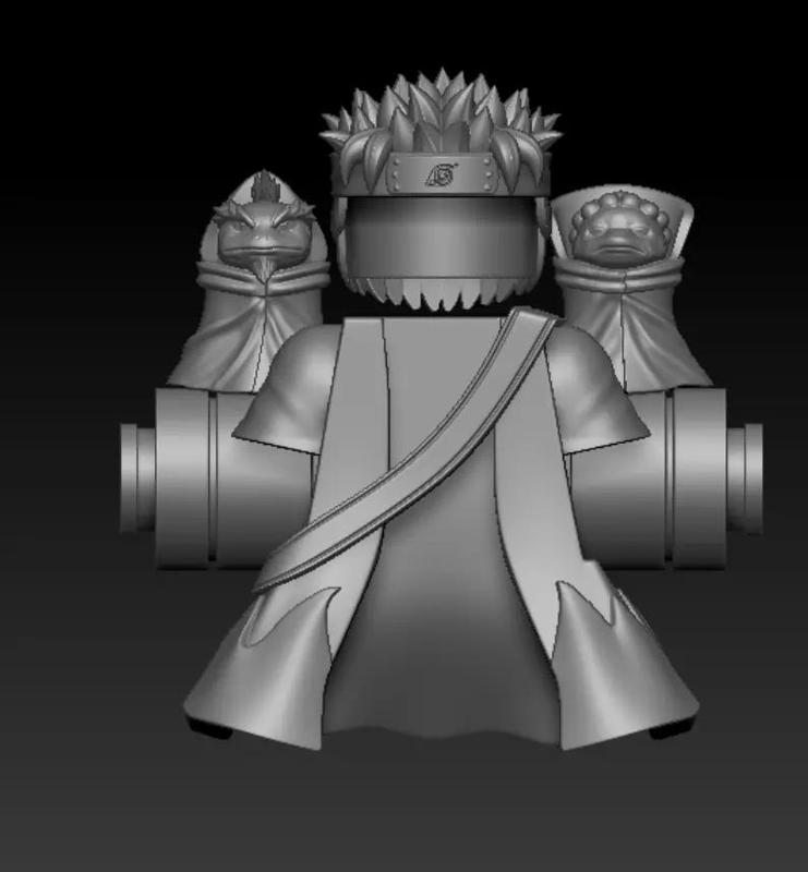 Lego brick minifigure compatible Naruto Sage Mode