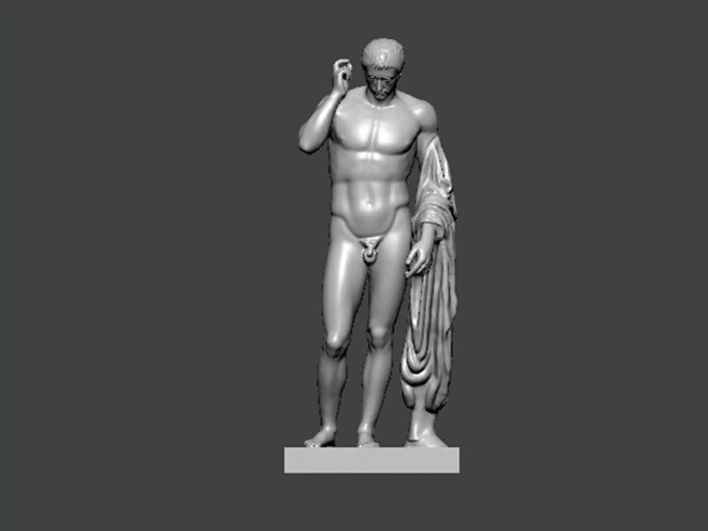 3D Model-CHARACTER0010 greek statue