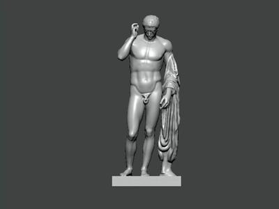 3D Model-CHARACTER0010 greek statue