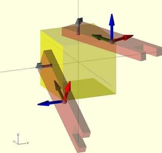 Attach library for Openscad