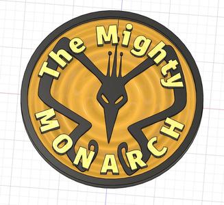 The Mighty Monarch Wall Plaque