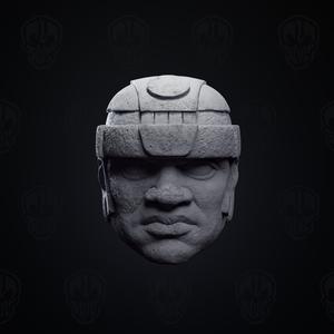 Olmec colossal custom head