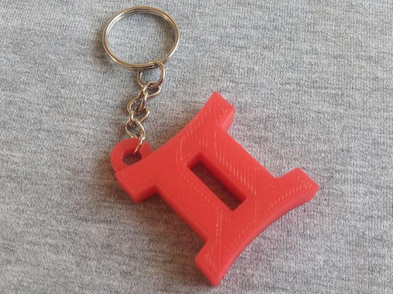 Gemini  - SIGN ZODIAC KEYCHAIN HOROSCOPE