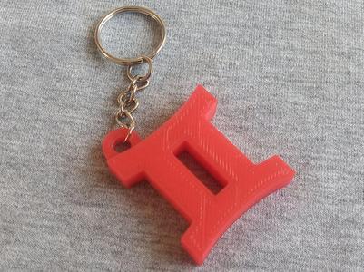 Gemini  - SIGN ZODIAC KEYCHAIN HOROSCOPE
