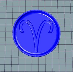 TABLET ZODIAC ARIES 7CM