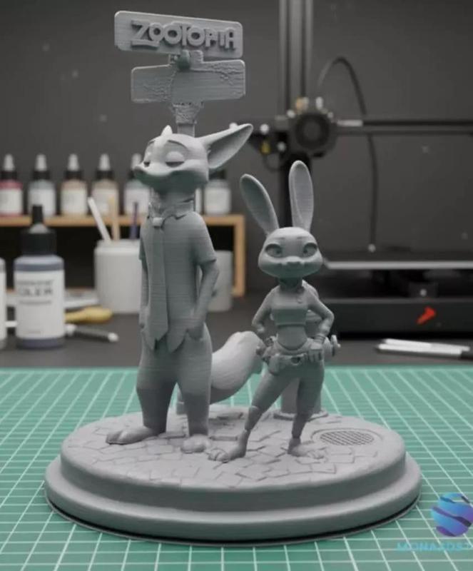 ZOOTOPIA DIORAMA CUTTED