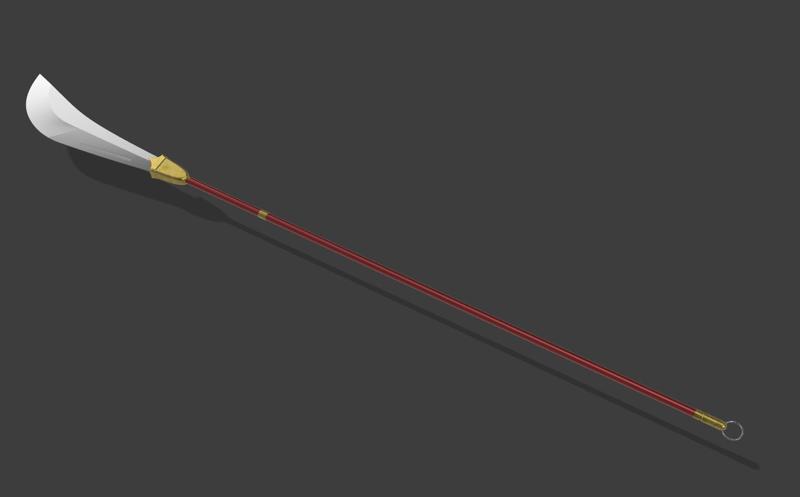 Jujutsu Kaisen Maki Zenin Naginata Spear Weapon