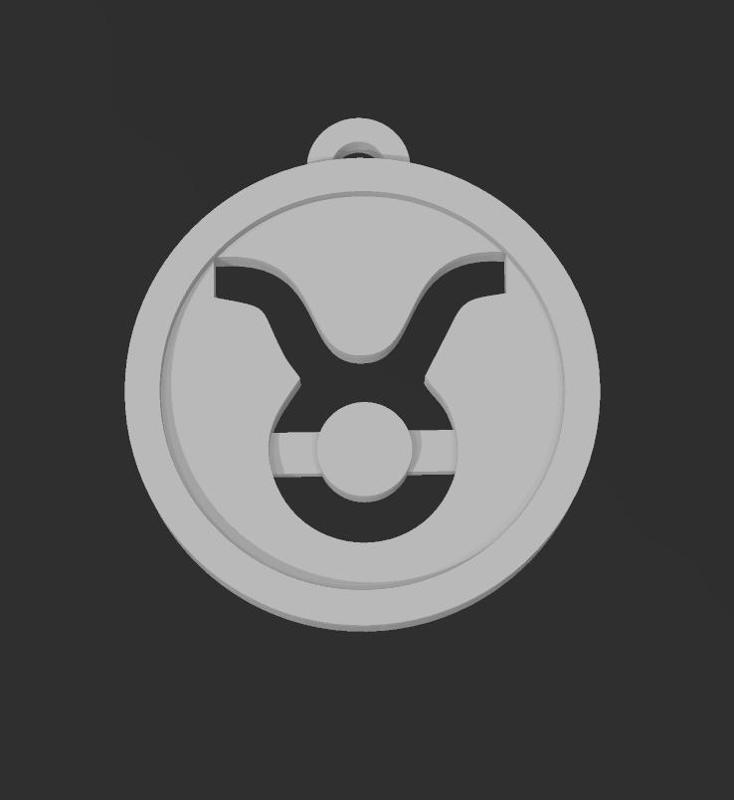 Taurus keychain necklace HD 15