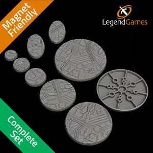 Complete Necro Tech Base set for Wargaming - solid and magnet