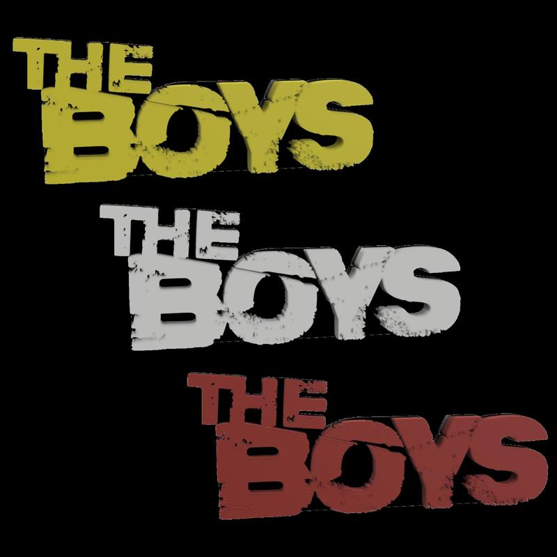 3D MULTICOLOR LOGO/SIGN - The Boys