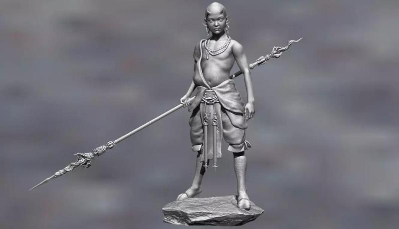 RED BOY-BLACK MYTH WUKONG STL 3D PRINT