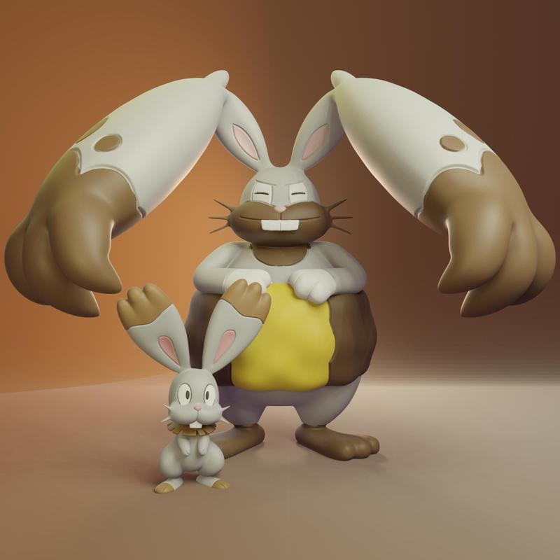 Pokemon - Bunnelby and Diggersby