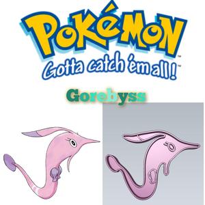 AMAZING POKEMON Gorebyss COOKIE CUTTER STAMP CAKE DECORATING