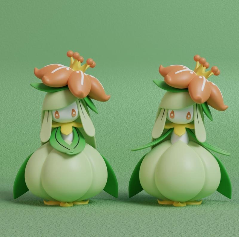 Pokemon - Lilligant with 2 poses