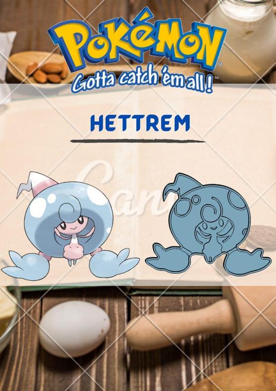 AMAZING POKEMON hattrem COOKIE CUTTER STAMP CAKE DECORATING