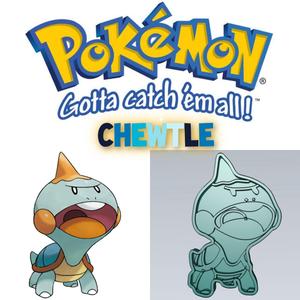 AMAZING POKEMON Chewtle COOKIE CUTTER STAMP CAKE DECORATING