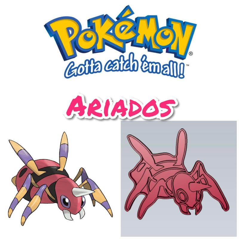 AMAZING POKEMON ariados  COOKIE CUTTER STAMP CAKE DECORATING