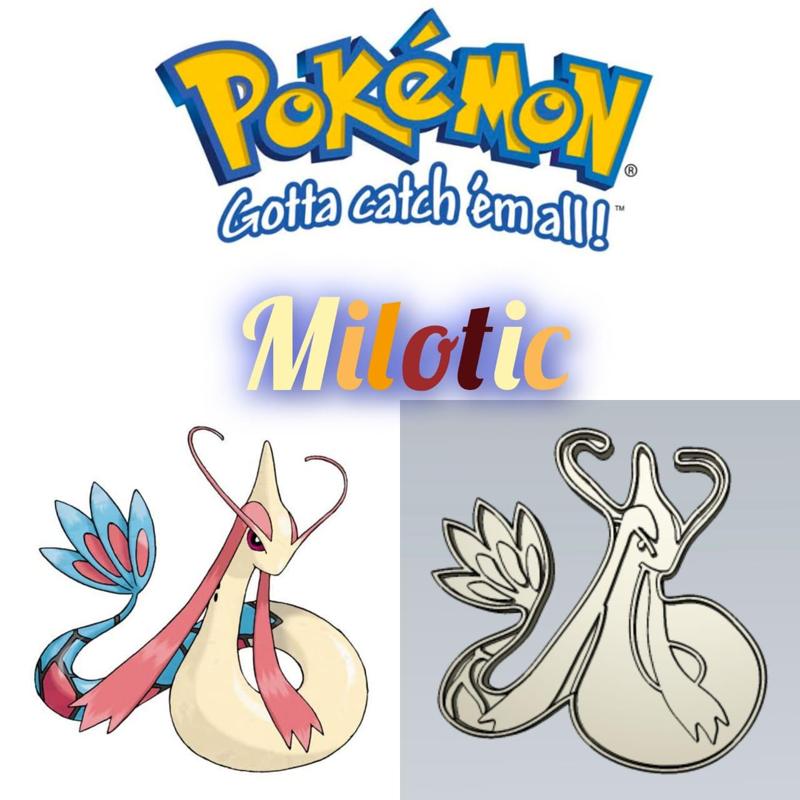 AMAZING POKEMON Milotic  COOKIE CUTTER STAMP CAKE DECORATING
