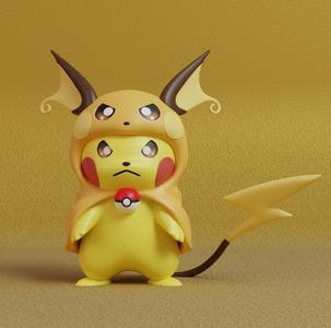 Pokemon - Pikachu Raichu Cosplay