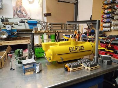 1-14 post crane for electric motor