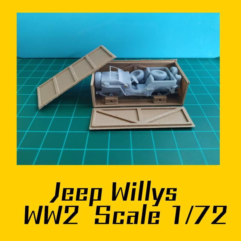Jeep Willys WW2  Scale model 1/72
