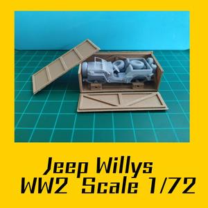 Jeep Willys WW2  Scale model 1/72