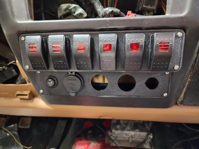 Jeep Wrangler TJ Switch Panel
