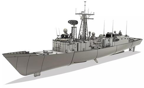 Oliver Hazard Perry RC Model 1-96