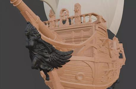 Pirate Ship 3D Printing Model