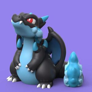 Pokemon Mega Charizard EASY PRINT NO SUPPORT
